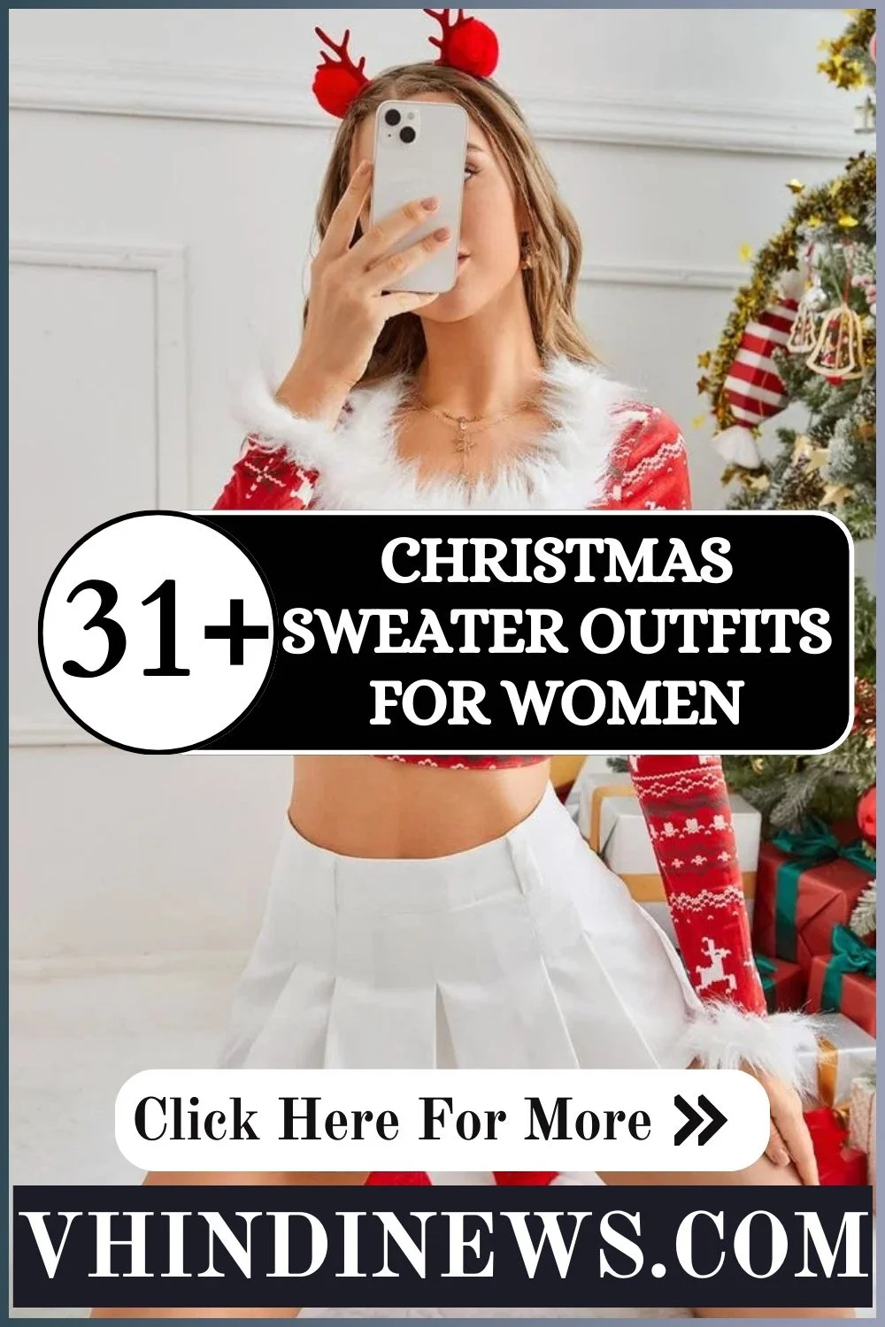 How to Style Ugly Christmas Sweater: 31 Best Ugly Christmas Sweater Outfits