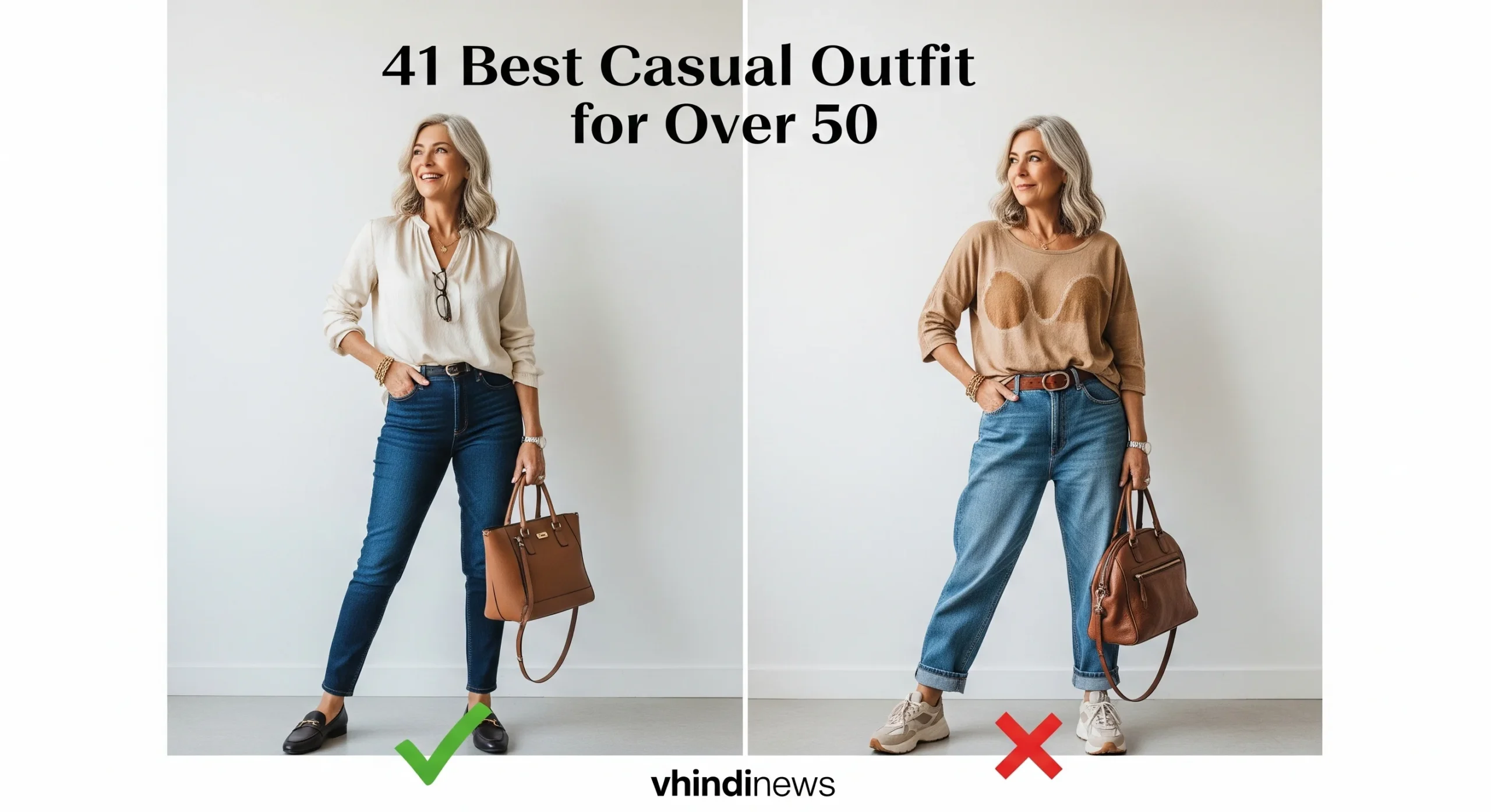 41 Best Casual Outfit Ideas for Women Over 50 Everyday Casual Outfit for Over 50