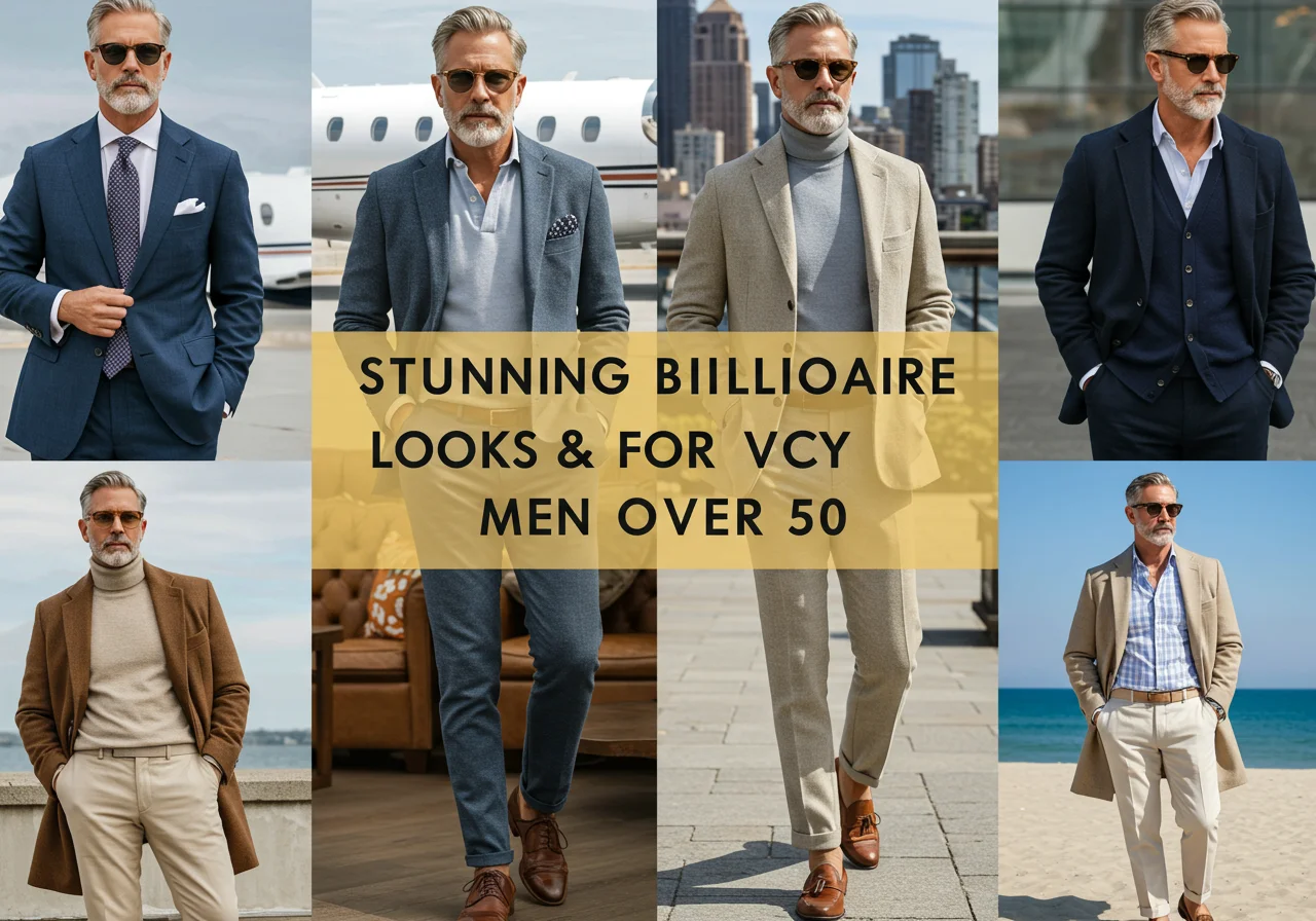 31+ Best Attire for Men Over 50: Stunning Old Man Fashion to Look Billionaire
