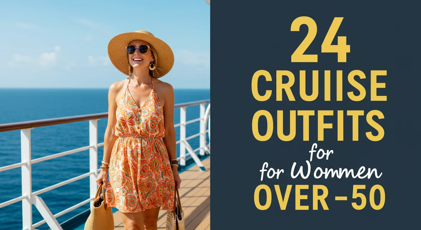 How to Choose Best Cruise Outfits for Women Over 50: 24 Best Cruise Outfits for 50 Year Old Women