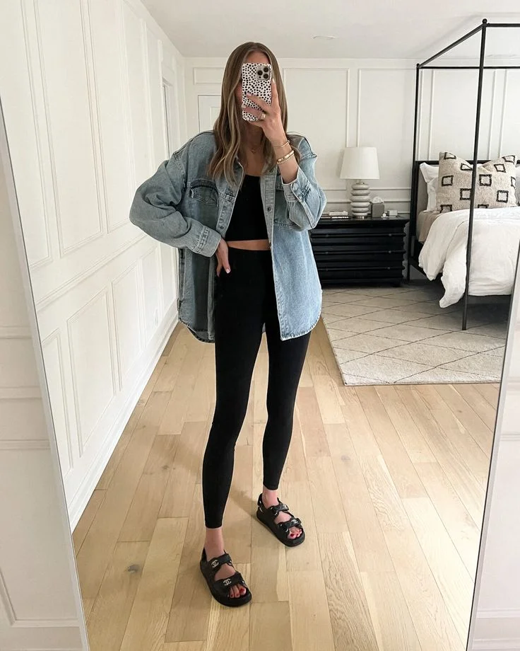 What to Wear with Leggings for Women: 24 Best Women Outfits to Wear with Leggings