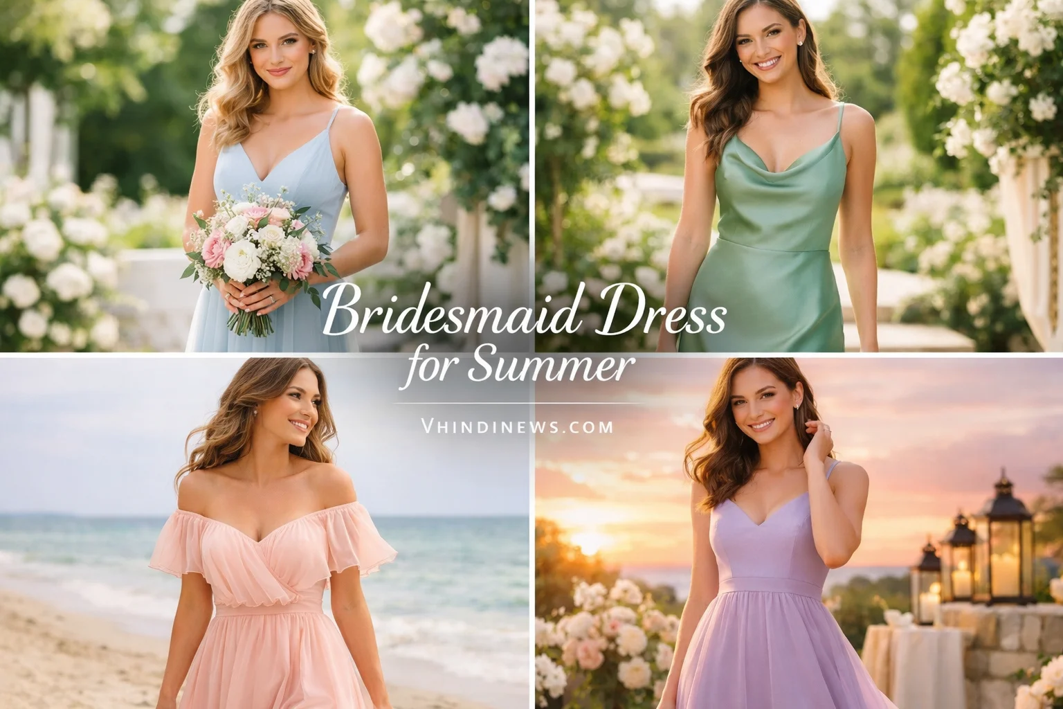 How to Choose the Perfect Bridesmaid Dress for Summer: 45 Elegant Summer Wedding Guest Dress