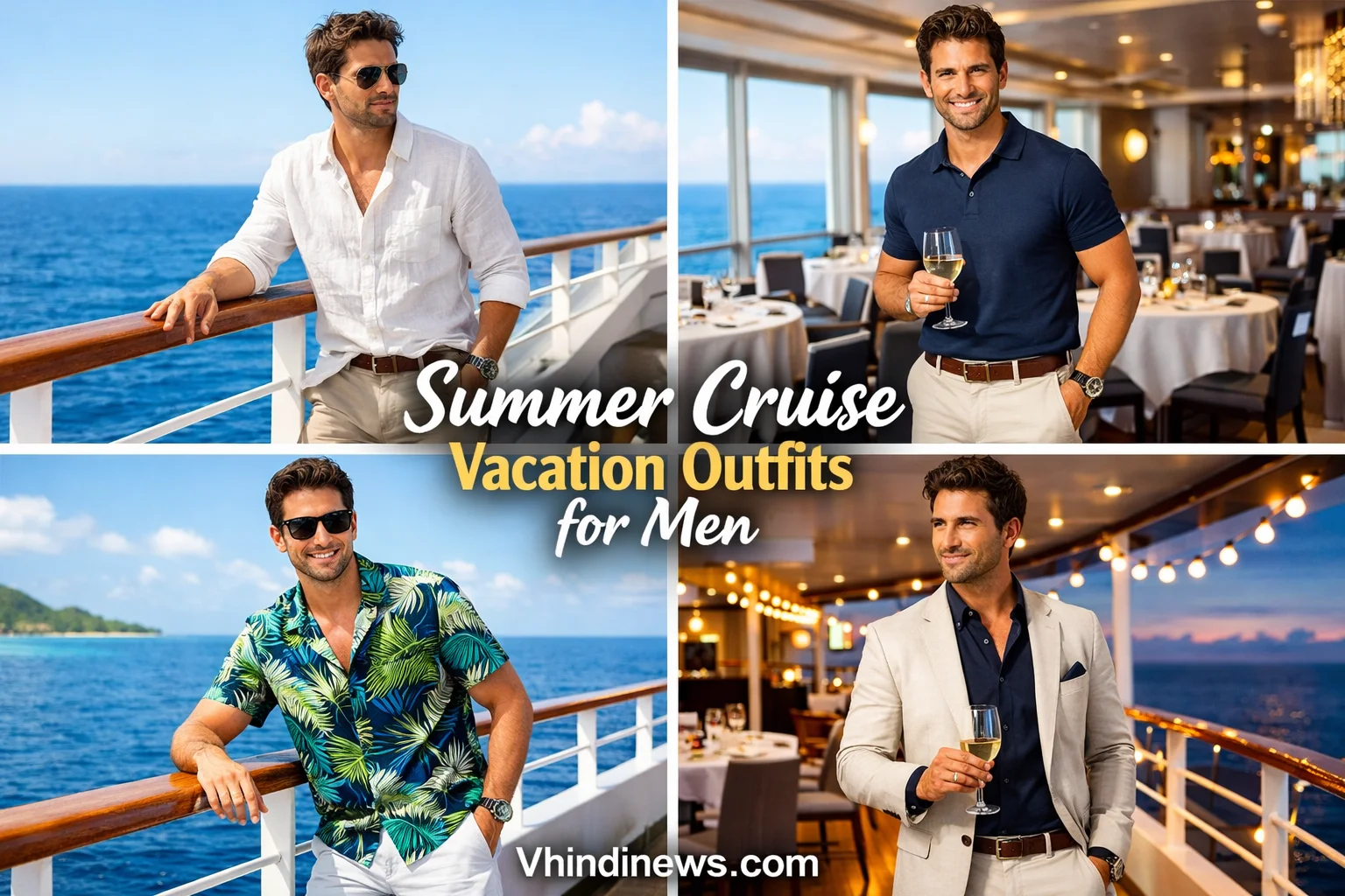 What to Wear on a Summer Cruise Vacation Outfits for Men: 45 Amazing Summer Cruise Vacation Outfits