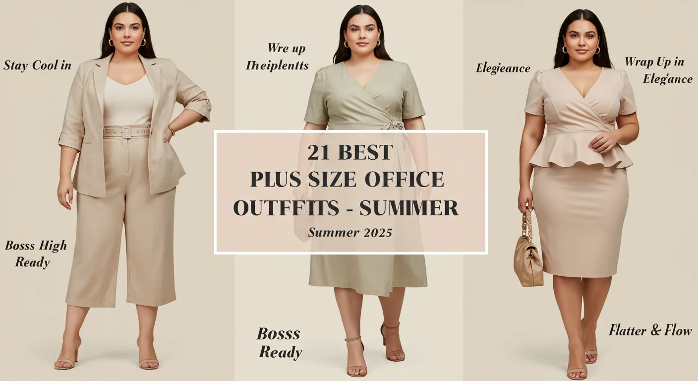 What Are the Best Plus Size Office Outfits for Summer 2025? 21 Best Business Casual Outfits