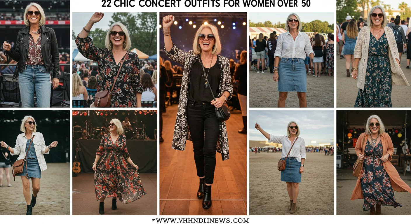 What to Wear to a Concert: 22 Chic Concert Outfits for Women Over 50