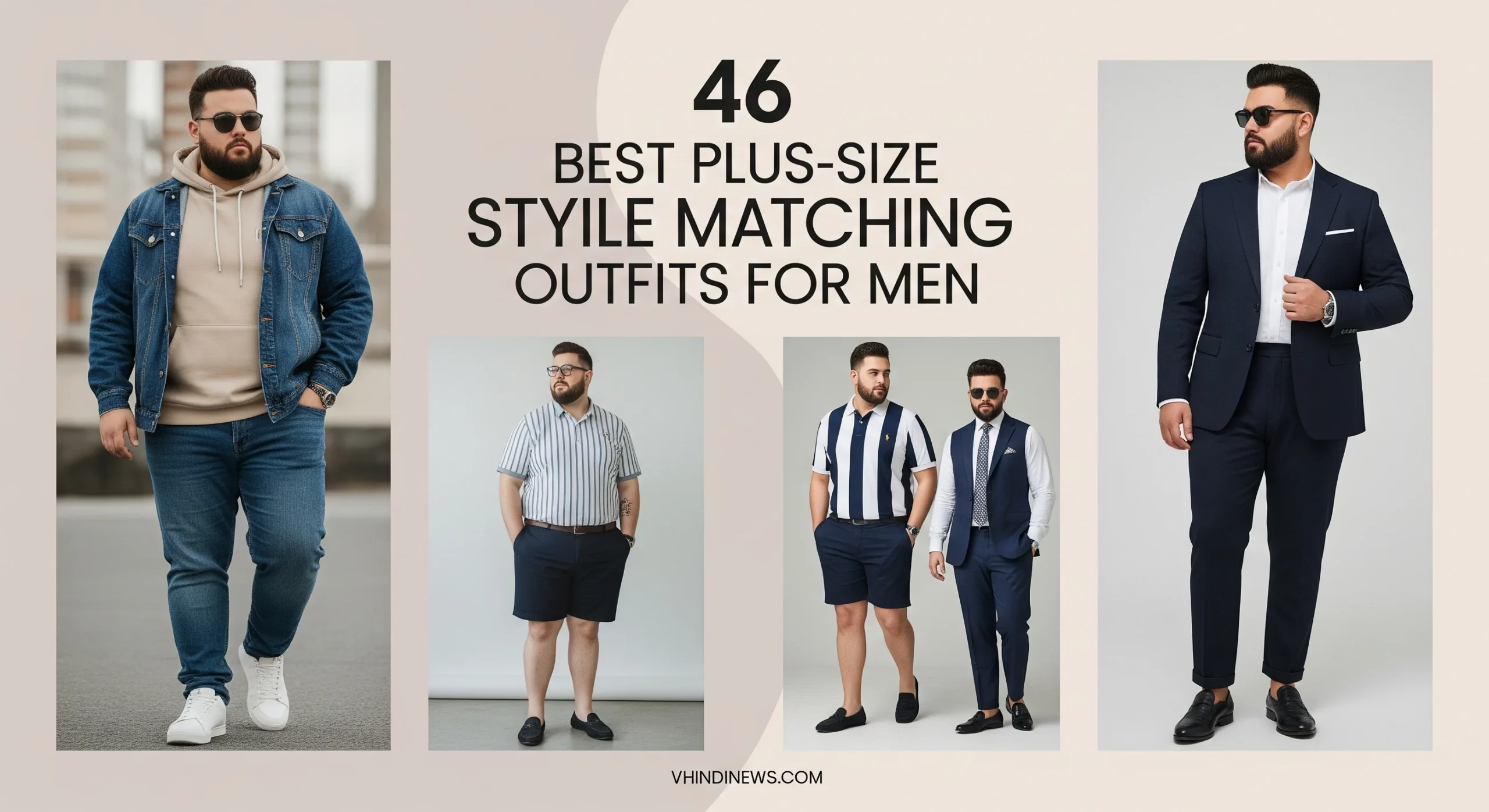 46 Best Matching Outfits for Plus-Size Men: Must-Have Attire for Style and Comfort