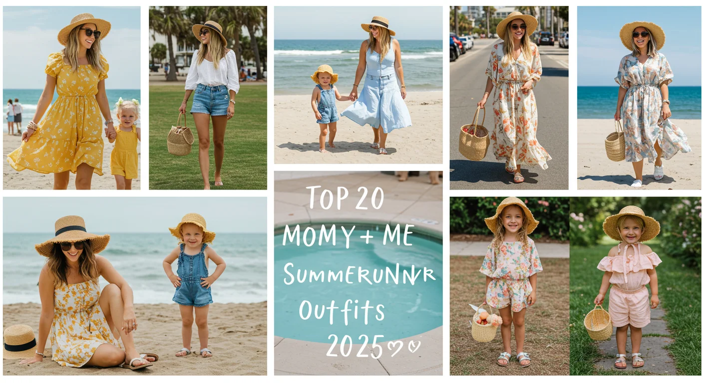 Top 20 Mommy and Little Kid Summer Outfits for 2025: Stay Cool and Stylish