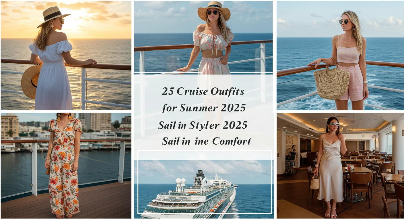 25 Amazing Cruise Outfits for Women in Summer 2025: Sail in Style & Comfort