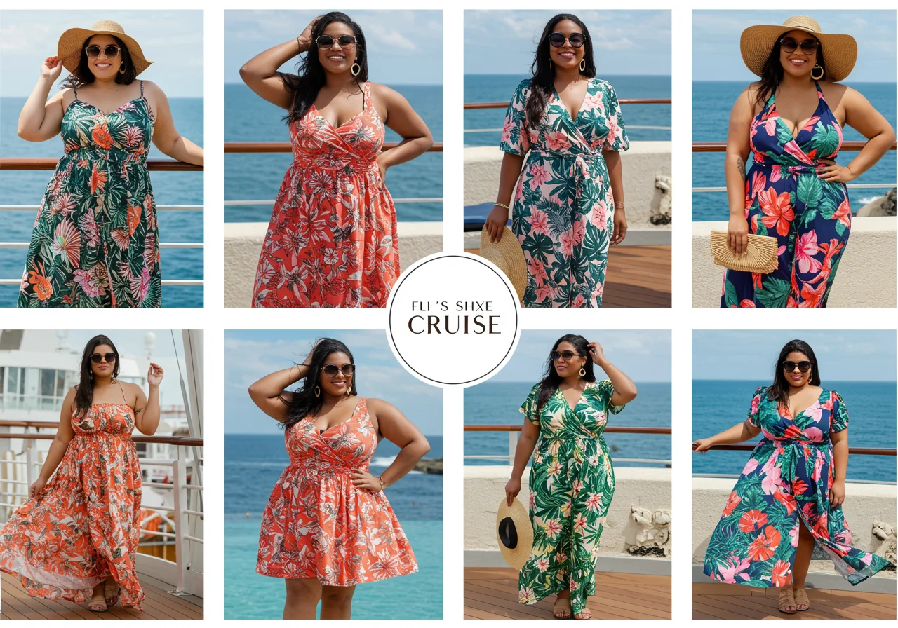42 Best Plus Size Cruise Outfits for Women: Stylish and Comfortable Cruise Outfits