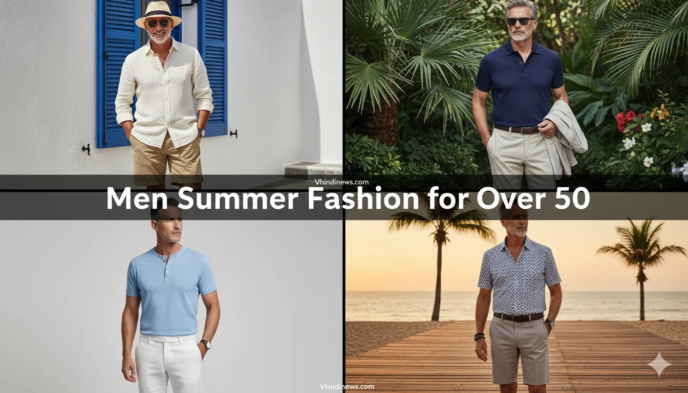 How to Style for Men Summer Fashion for Over 50: 42 Ageless Style & Cool Comfort 40 Generated Image February 14 2026 4 58PM