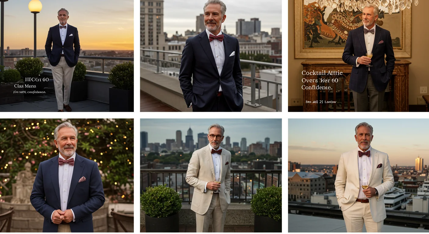 How to Style Cocktail Attire? 21 Best Stylish Cocktail Attire Ideas for Men Over 60