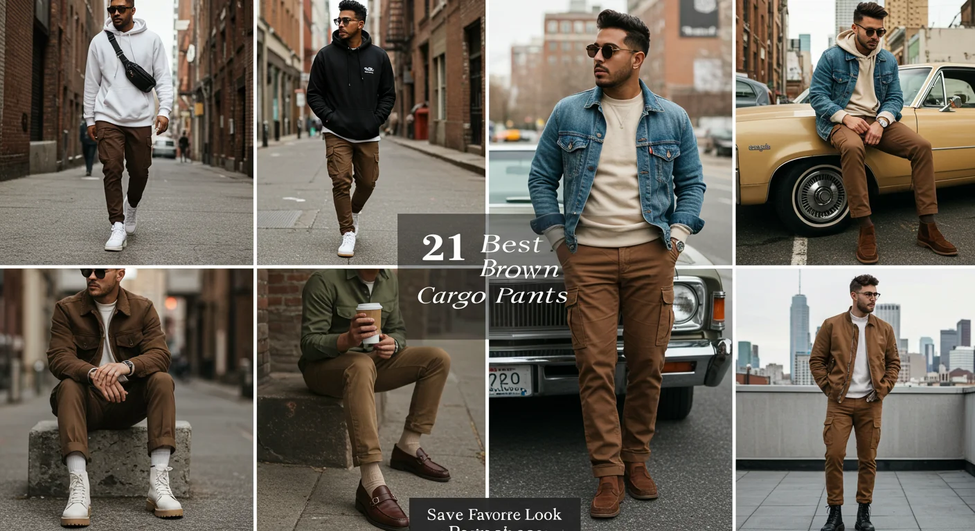 How to Wear Brown Cargo Pants? 21 Best Brown Cargo Pants for Men