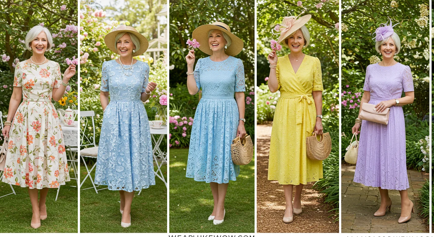 How to Style Garden Party Dresses for Women Over 60 – 21 Best Garden Party Dress!