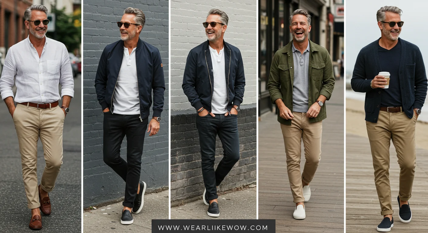 20 Stylish Casual Outfits for Men Over 50 to Look Effortlessly Cool ...