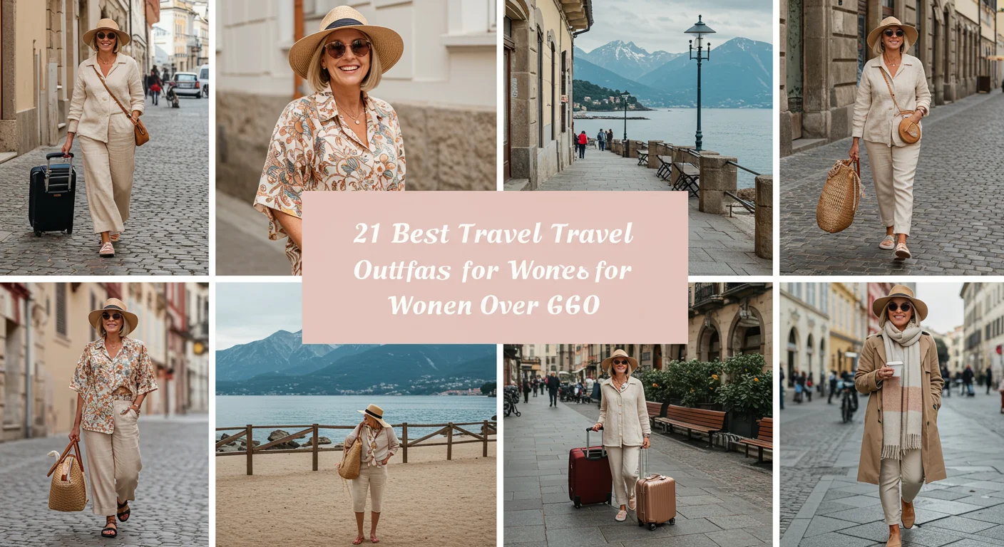 What Are the Best Travel Outfit Ideas for Women Over 60? 21 Best Fashion Over 60