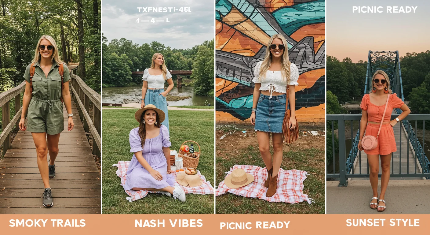 What I Packed for My Tennessee Summer Vacation: 10 Must-Visit Places & 85 Outfit Ideas!