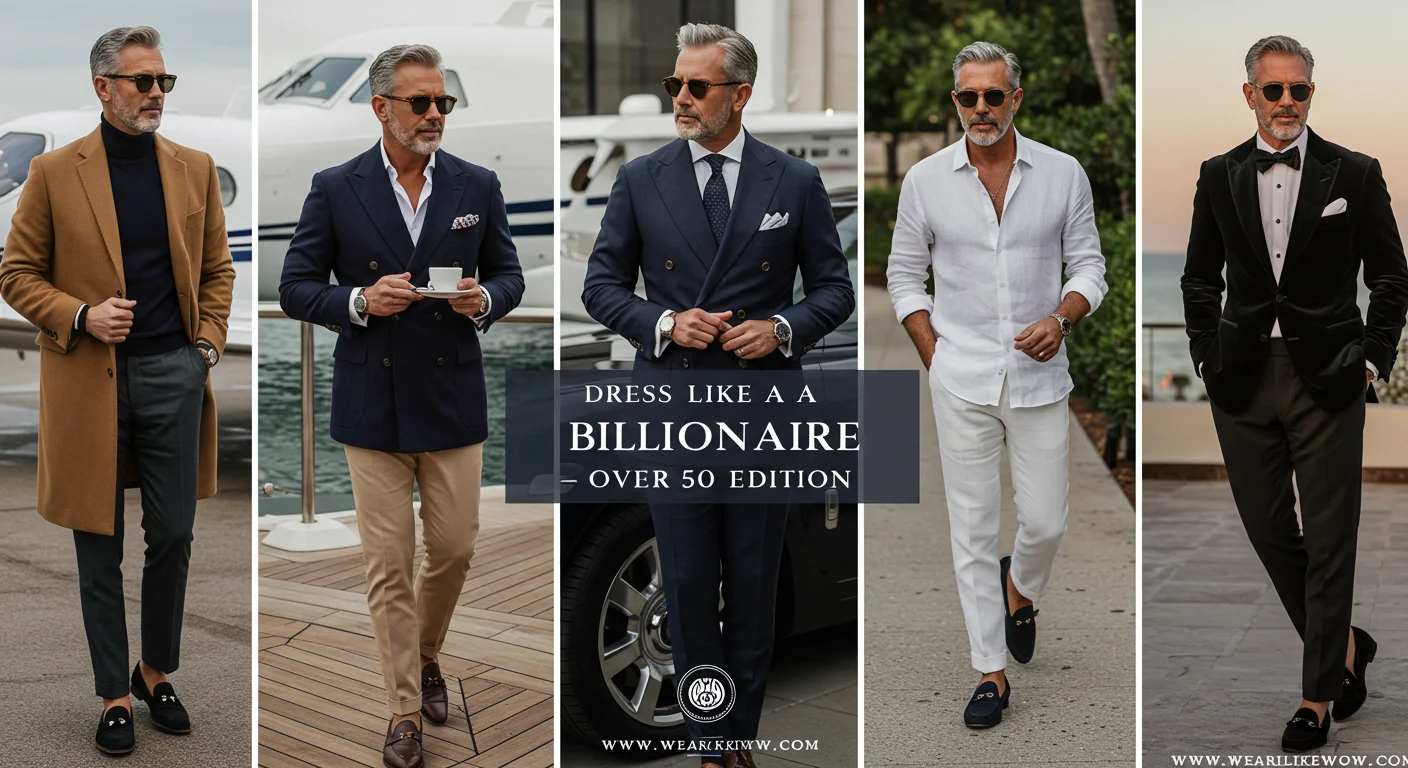 How to Dress Like a Billionaire for Men Over 50: 30 Billionaire Fashion Trends in 2026