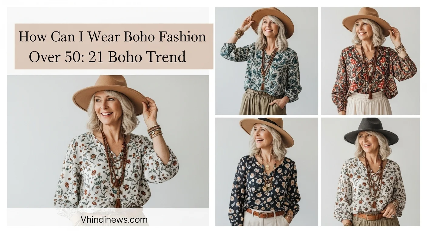 How Can I Wear Boho Fashion Over 50 Without Looking Outdated? 21 Boho Trend 2025