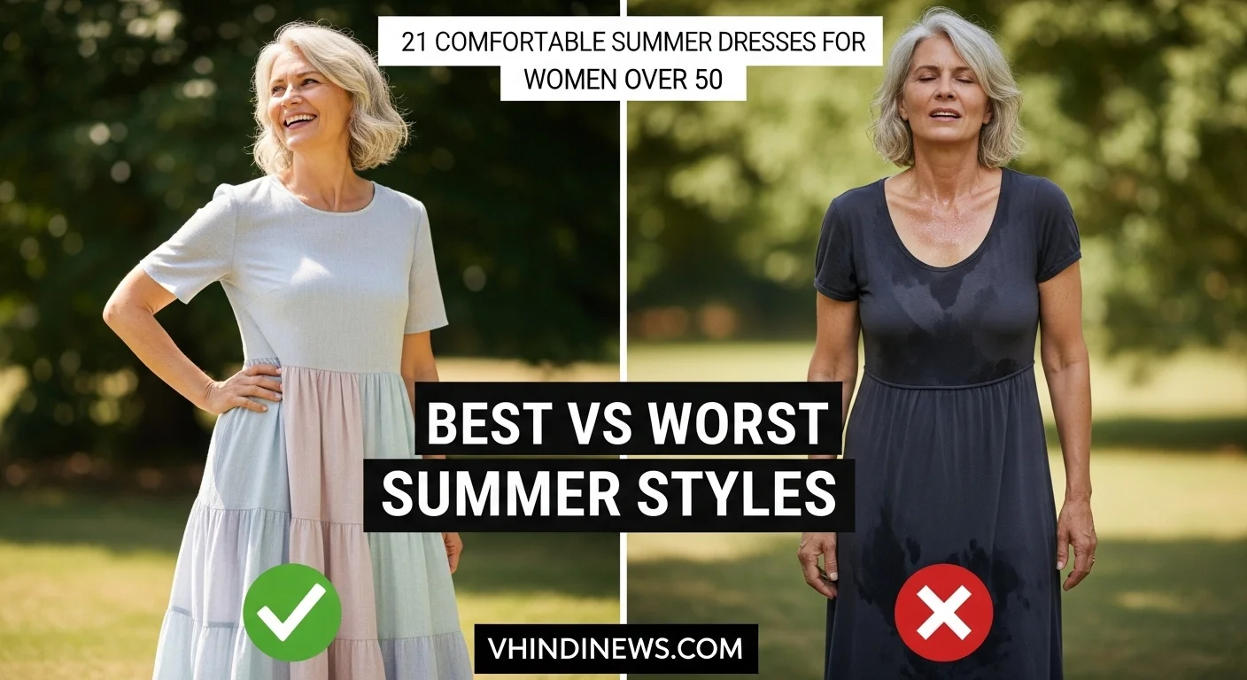 What are the Most Comfortable and Breathable Summer Dresses for Women over 50?