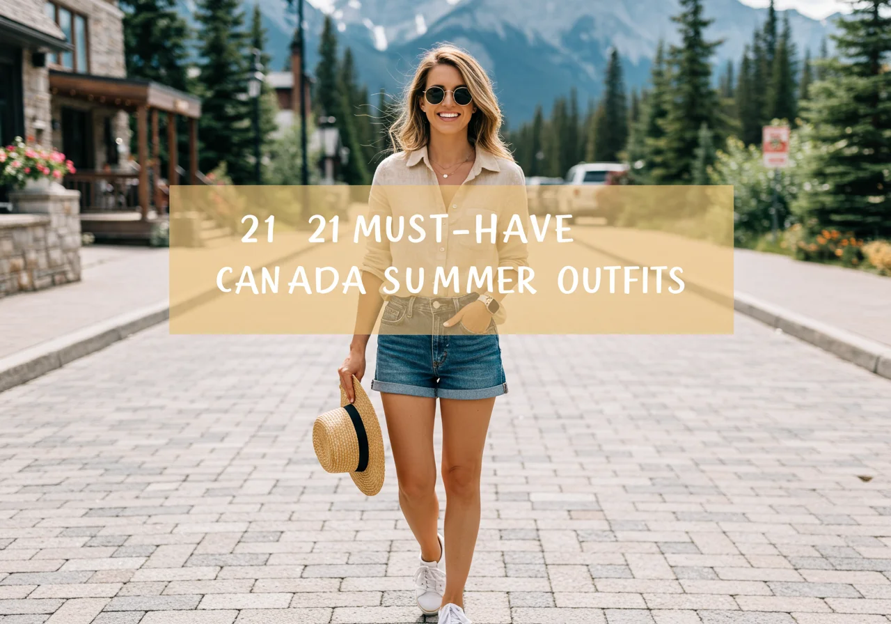 What to Pack for Canada in Summer: 21 Must-Have Canada Summer Outfits