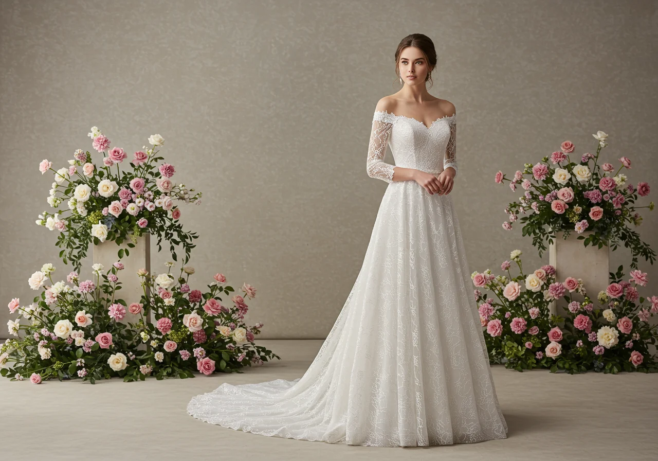 Why Are Off-Shoulder Wedding Dresses with Sleeves the Perfect Choice? 20 Elegant Off-Shoulder Wedding Dresses