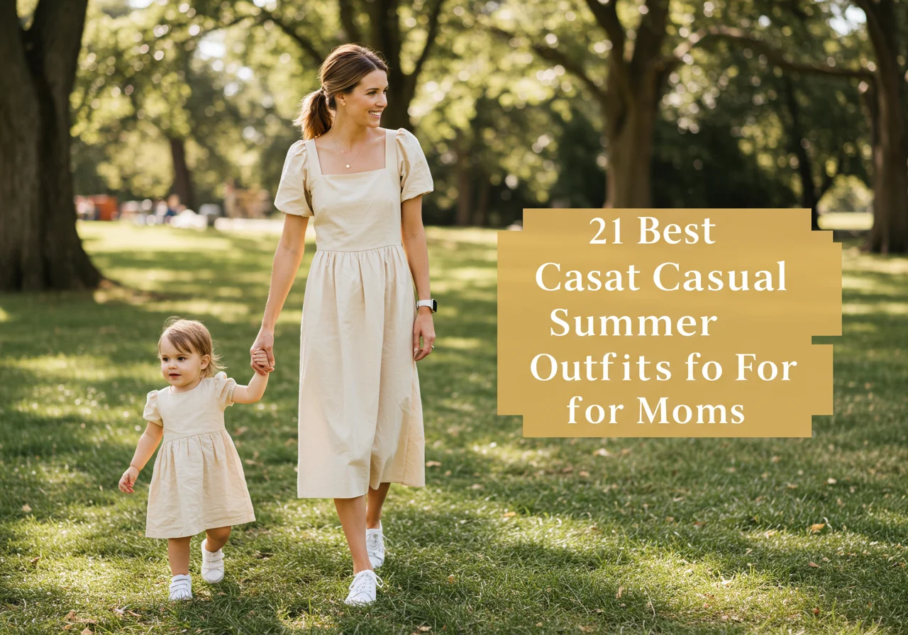 What Are The Best Casual Summer Outfits For Moms? (21 Best Suggestion)