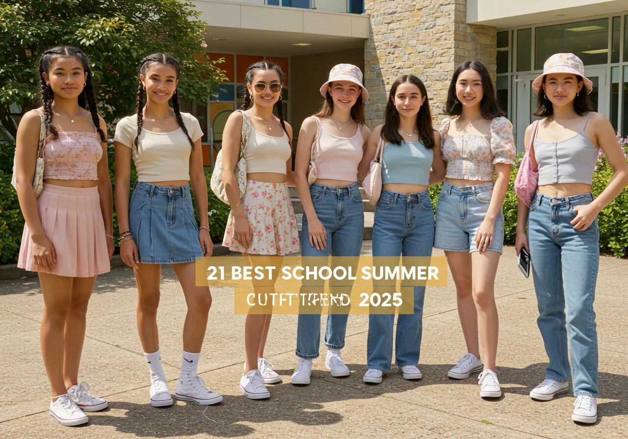 ​What Are the Latest Trends in School Summer Outfits for 2025?​ 21 Best Summer Fashion