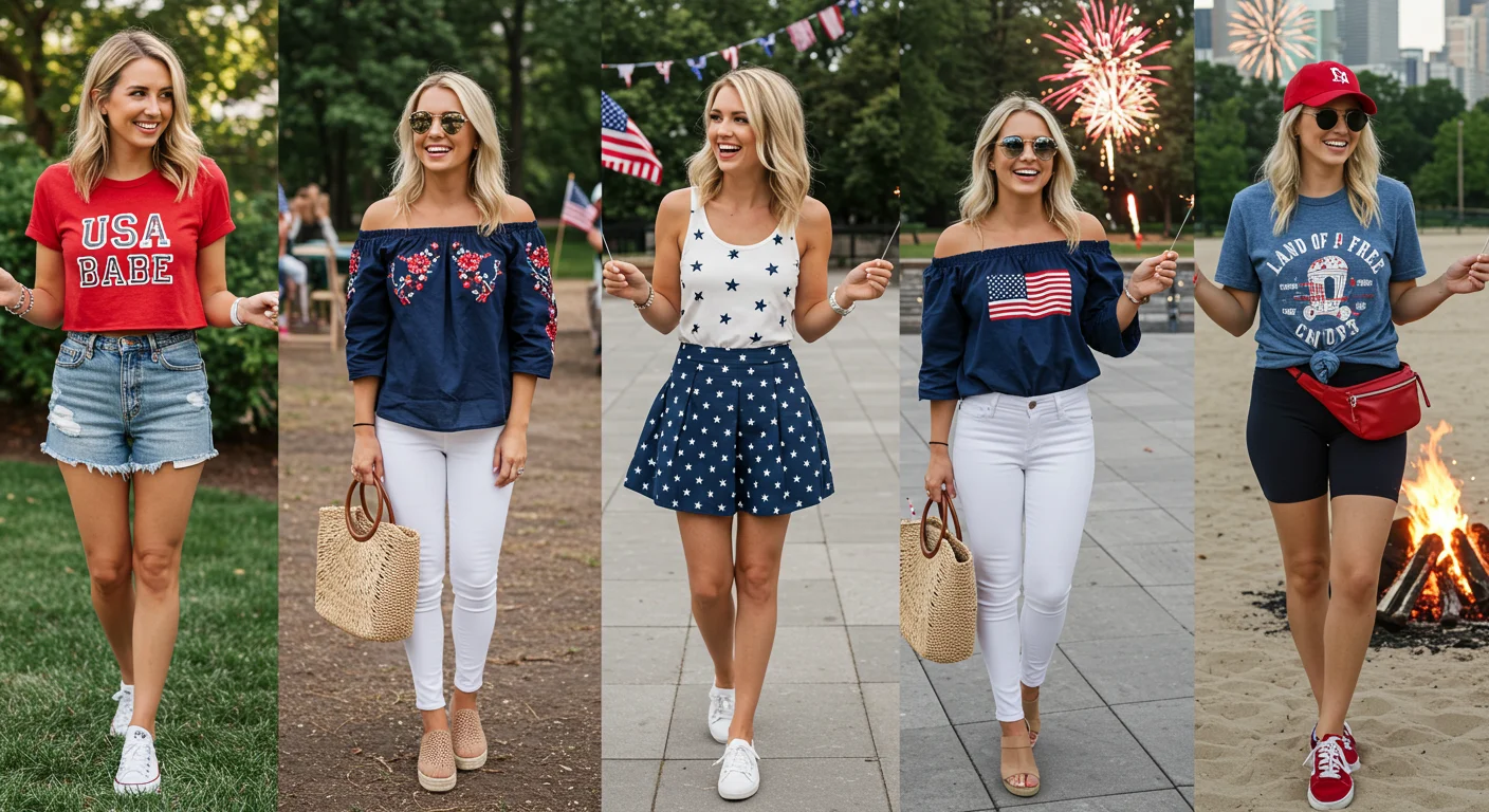 My Journey Through 21 Best Fourth of July Shirts for Woman: Outfits That Sparked Confidence and Fun