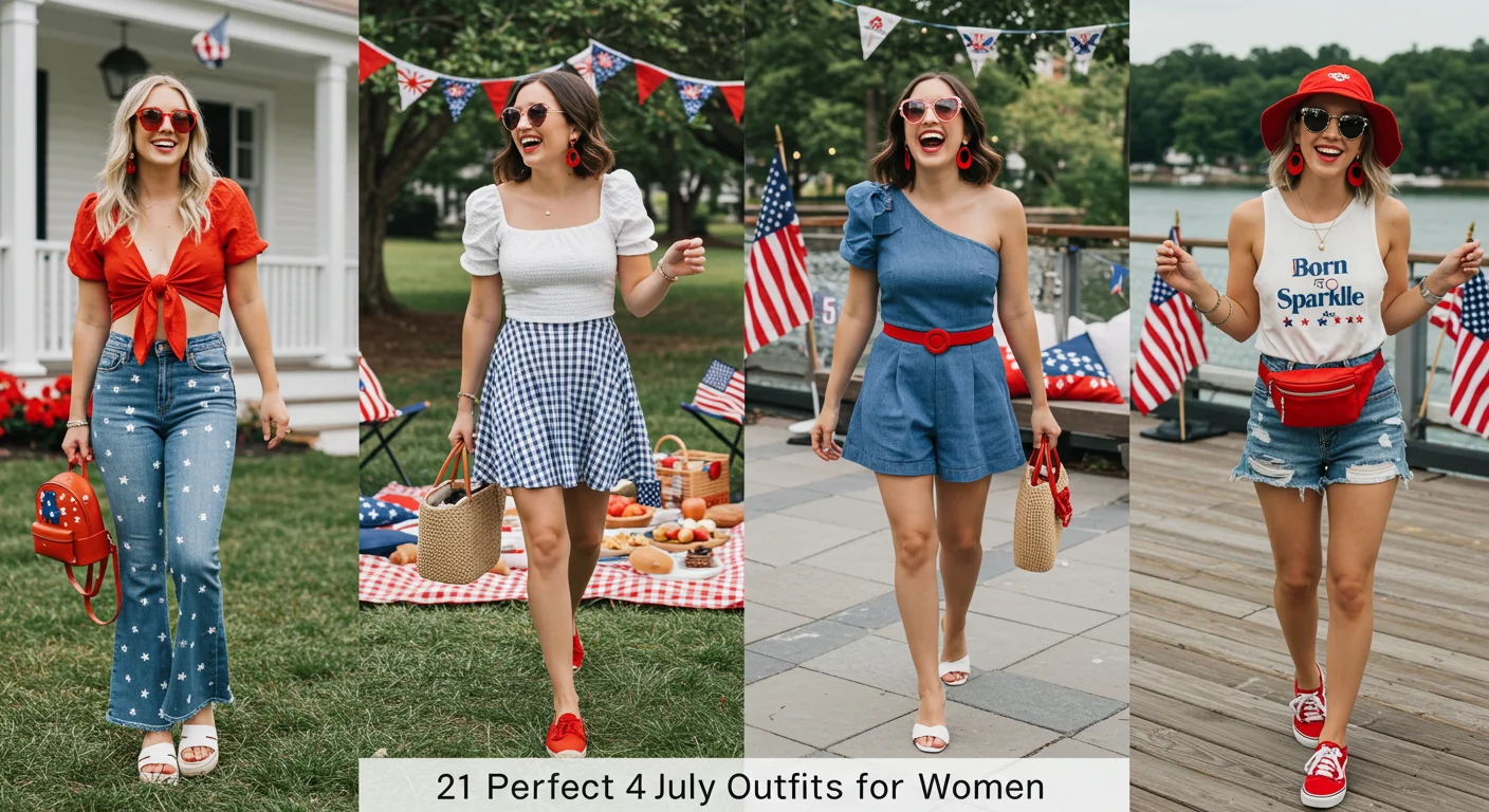 How I Discovered 21 Perfect 4th of July Outfits for Women – A Style Journey