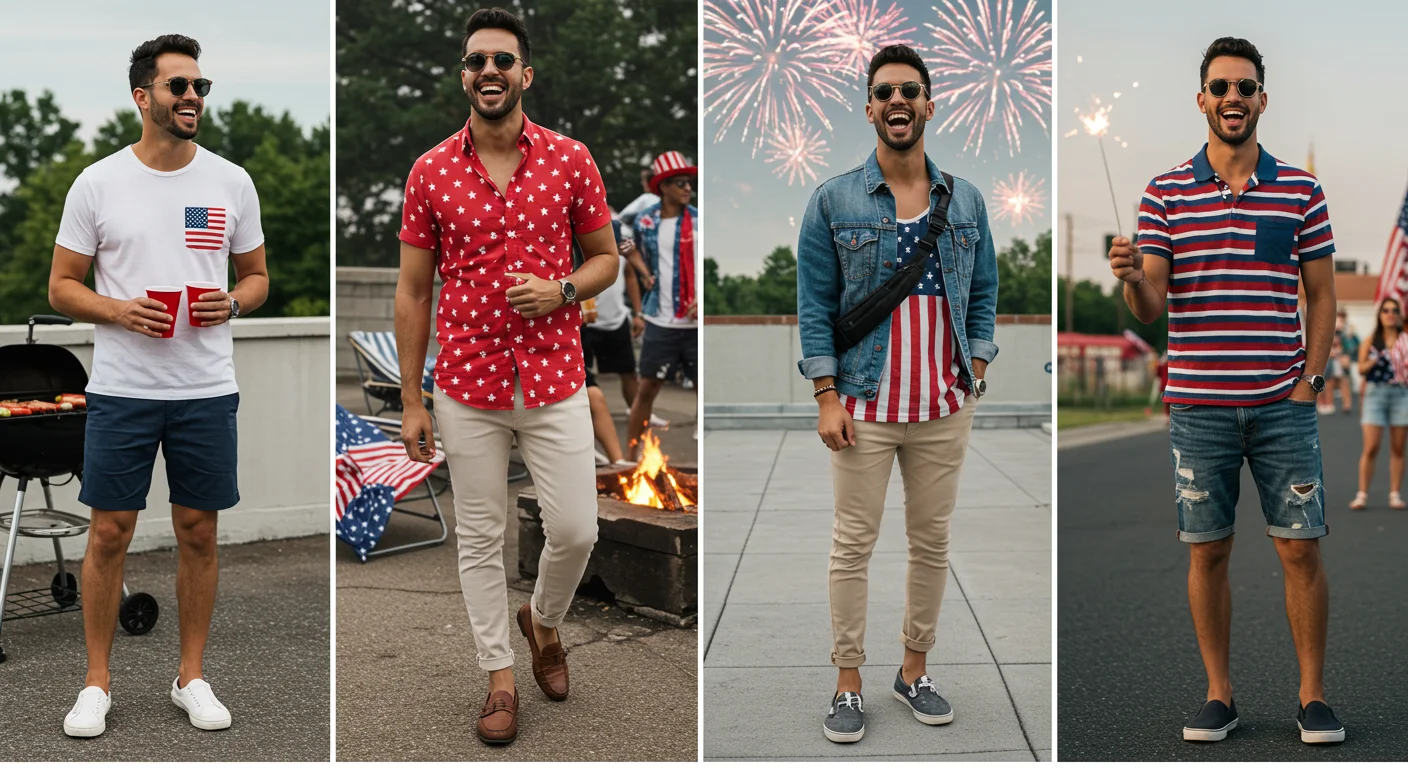 How I Discovered 15 Perfect 4th of July Outfits for Men – A Style Journey