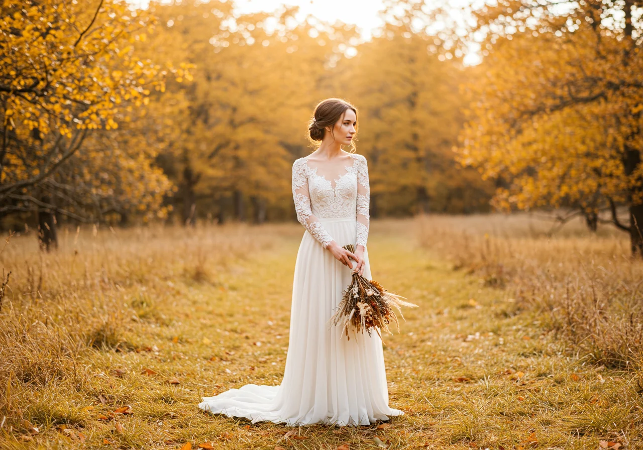 What No One Told Me About Picking a Fall Wedding Dress for Bride (And My 21 Favorite Looks)