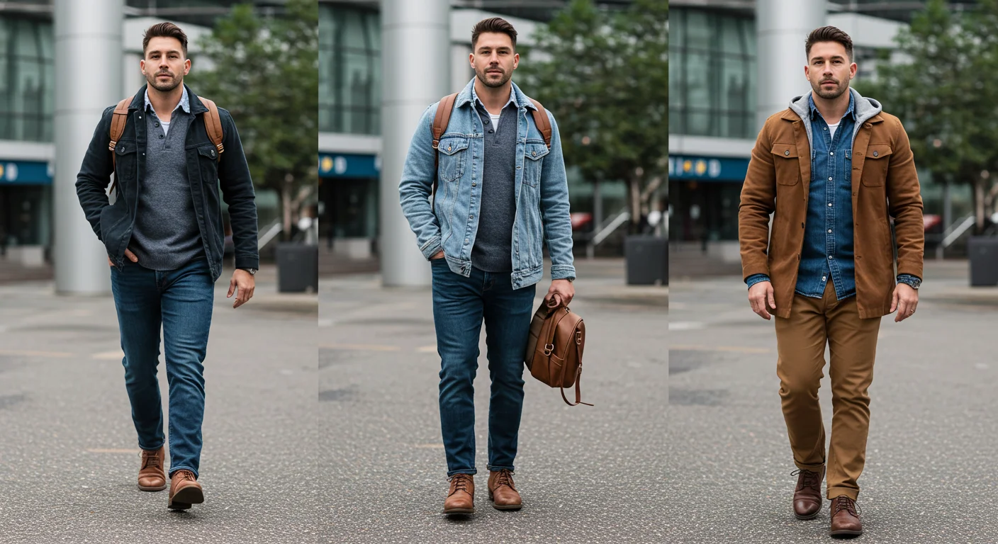 I Tried 21 Mens Airport Outfits from Amazon—Here’s What Actually Looked Cool and Comfy