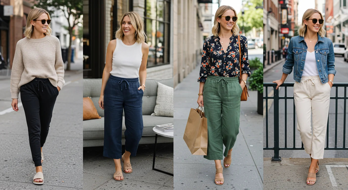 Pull-On Pants Fixed My Fit Struggles: 21 Easy Outfits That Finally Made Me Feel Comfy & Cute