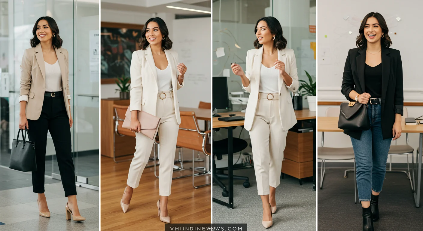 Womens Work Blazer Outfit: 21 Best Looks I Wore That Turned Heads (and Earned Respect!) at the Office