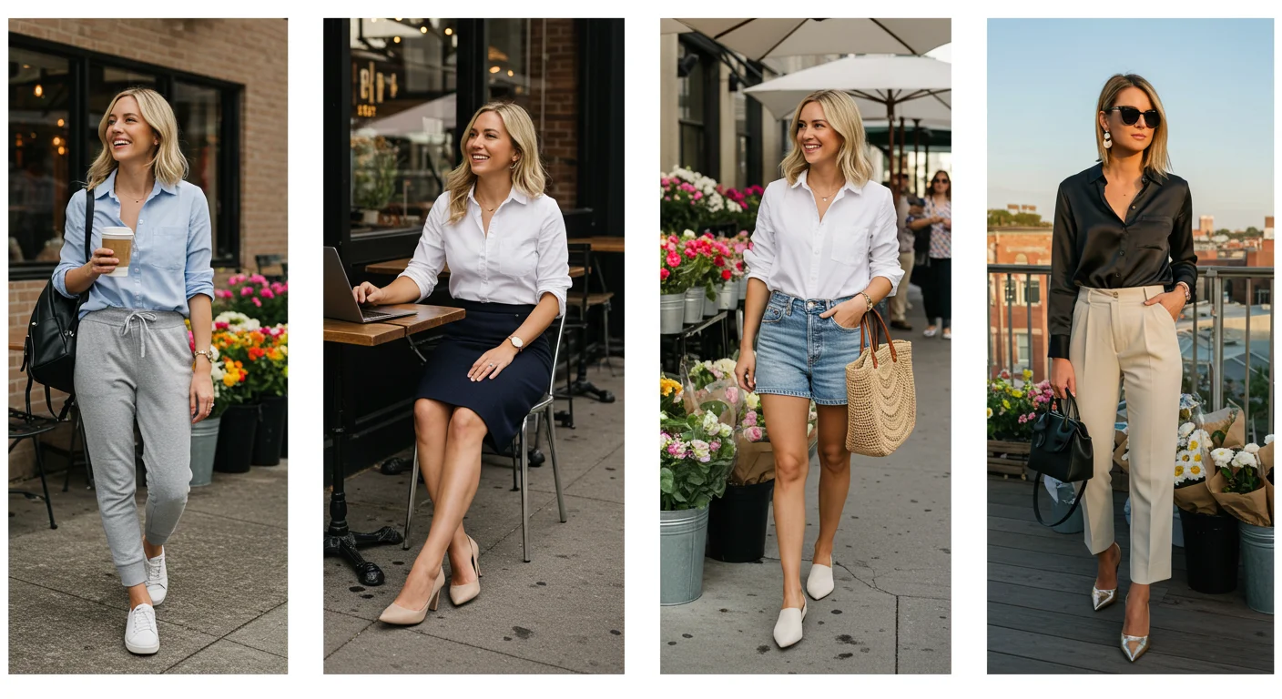 Button-Down Shirts Saved My Wardrobe: 21 Amazing Outfits That Made Me Feel Polished, Not Plain