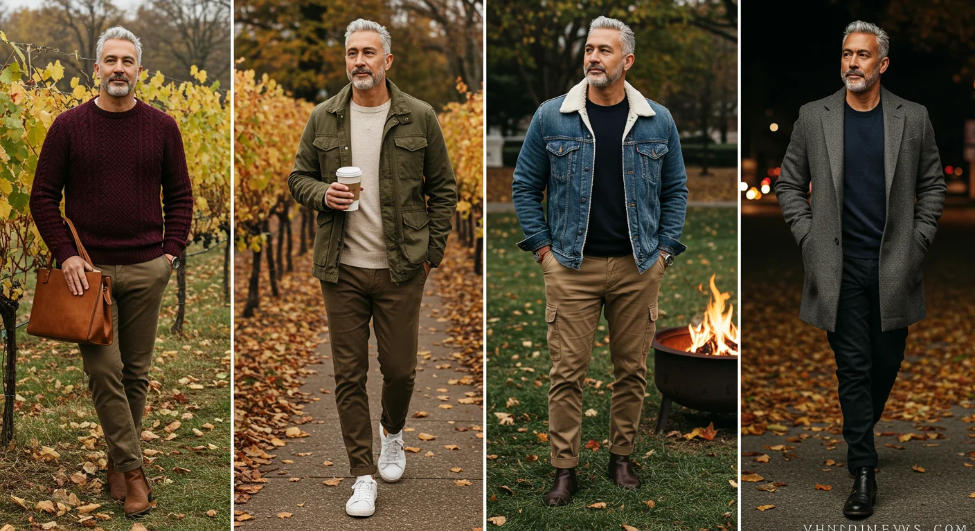 Fall Fashion for Men Over 50: 21 Best Stylish Outfits That Totally Reworked My Cold-Weather Confidence