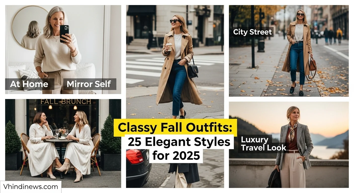 Classy Fall Outfits: 25 Best Elegant Styles That Totally Upgraded My Autumn Wardrobe in 2025