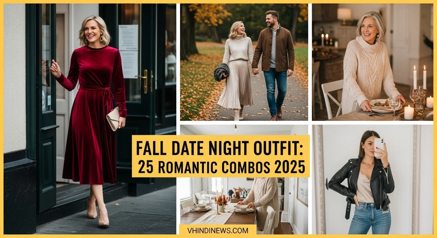 Fall Date Night Outfit: 25 Best Romantic Combos for First Date Night Outfit 2025