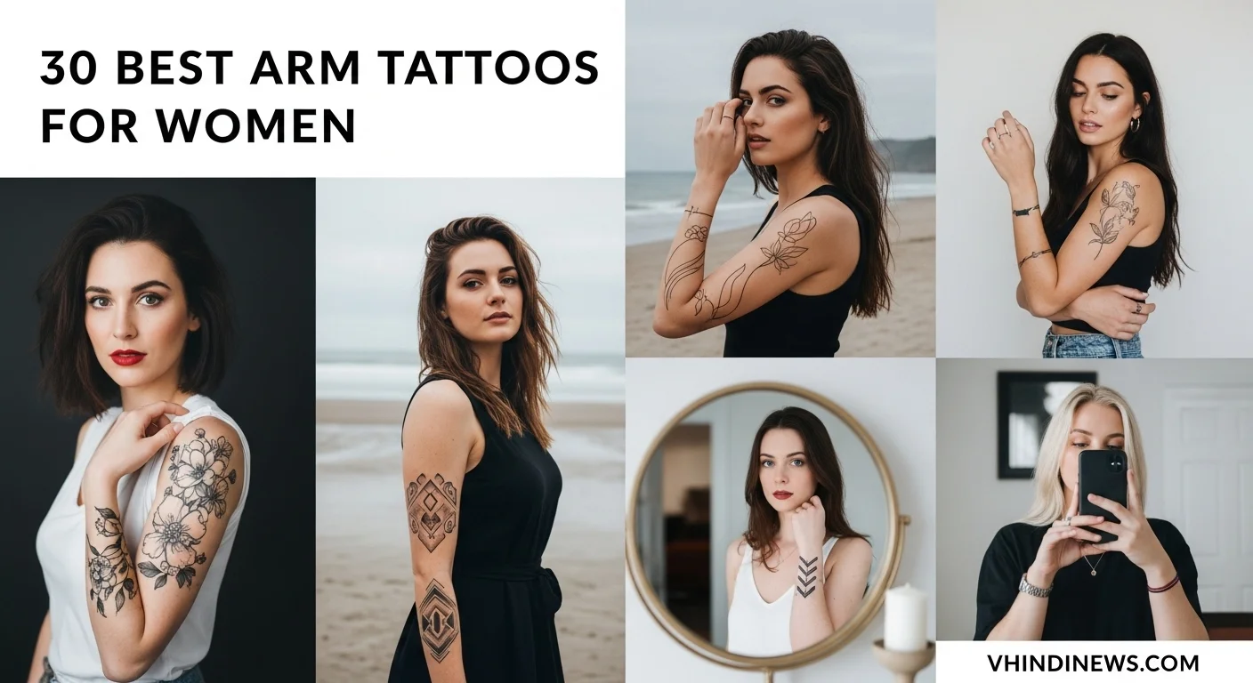 30 Best Arm Tattoos For Female – Elegant, Popular & Trendy Designs