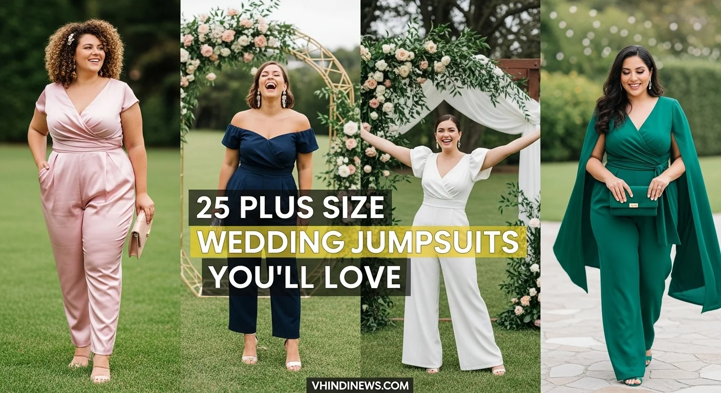 I’m a Plus-Size Women and This Wedding Jumpsuit Made Me Feel Like a Queen: 25 Best Plus Size Wedding Jumpsuit for Guest