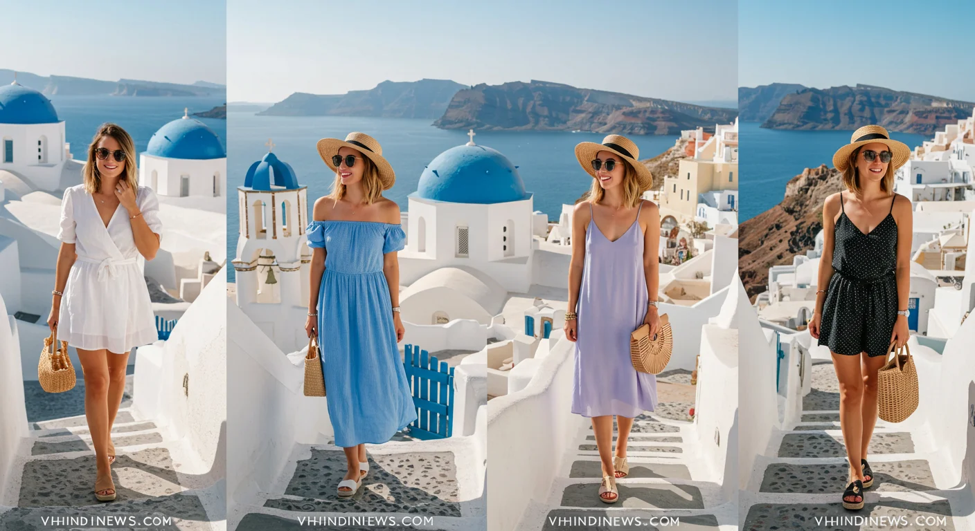 Greece Travel Outfits: 21 Stunning Looks I Wore That Survived Sun, Steps, and Santorini Sunsets