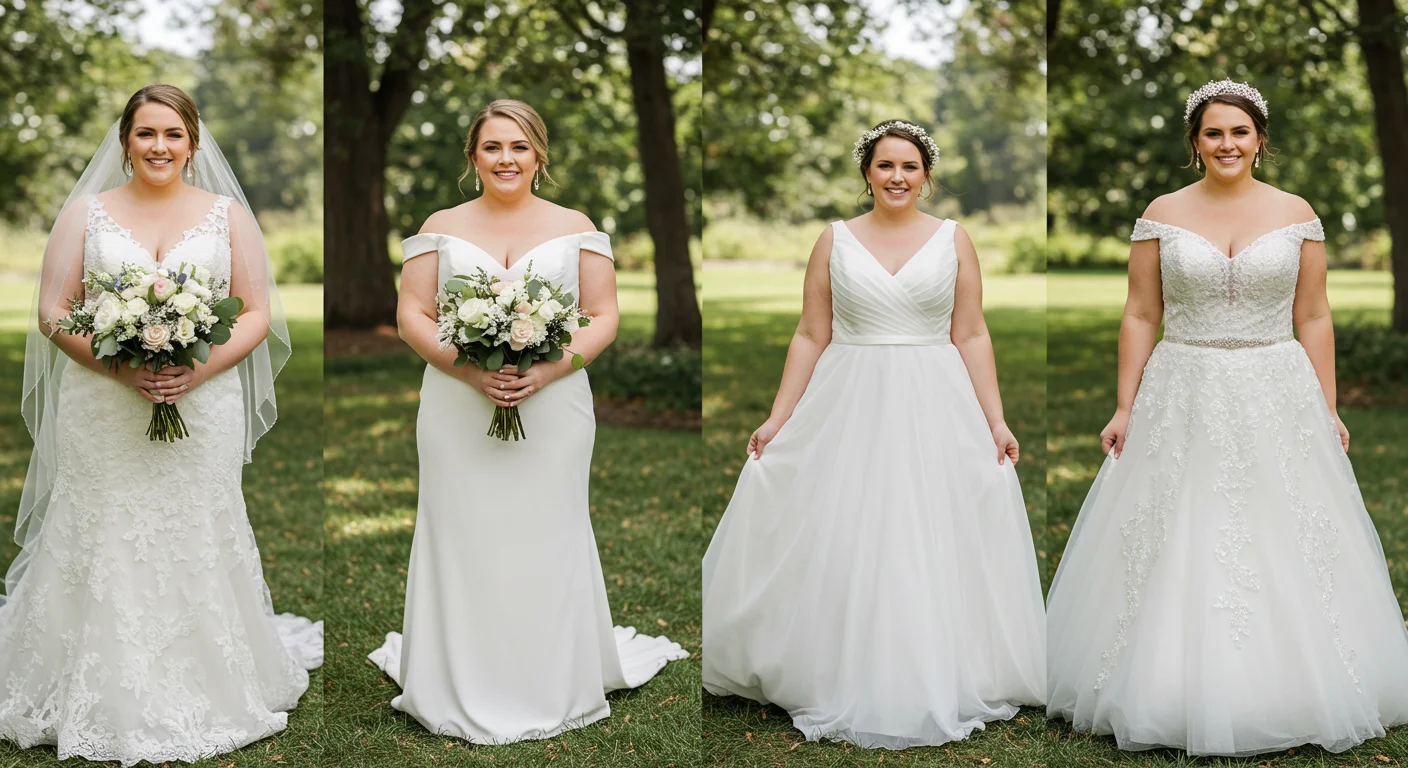 Plus Size Wedding Dresses Curvy Bride: 21 Stunning Gowns I Tried That Totally Turned Heads !