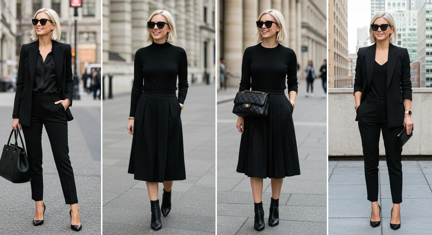 All Black Work Outfits: 21 Booyah! Chic & Confident Looks That Totally Transformed My Office Vibe