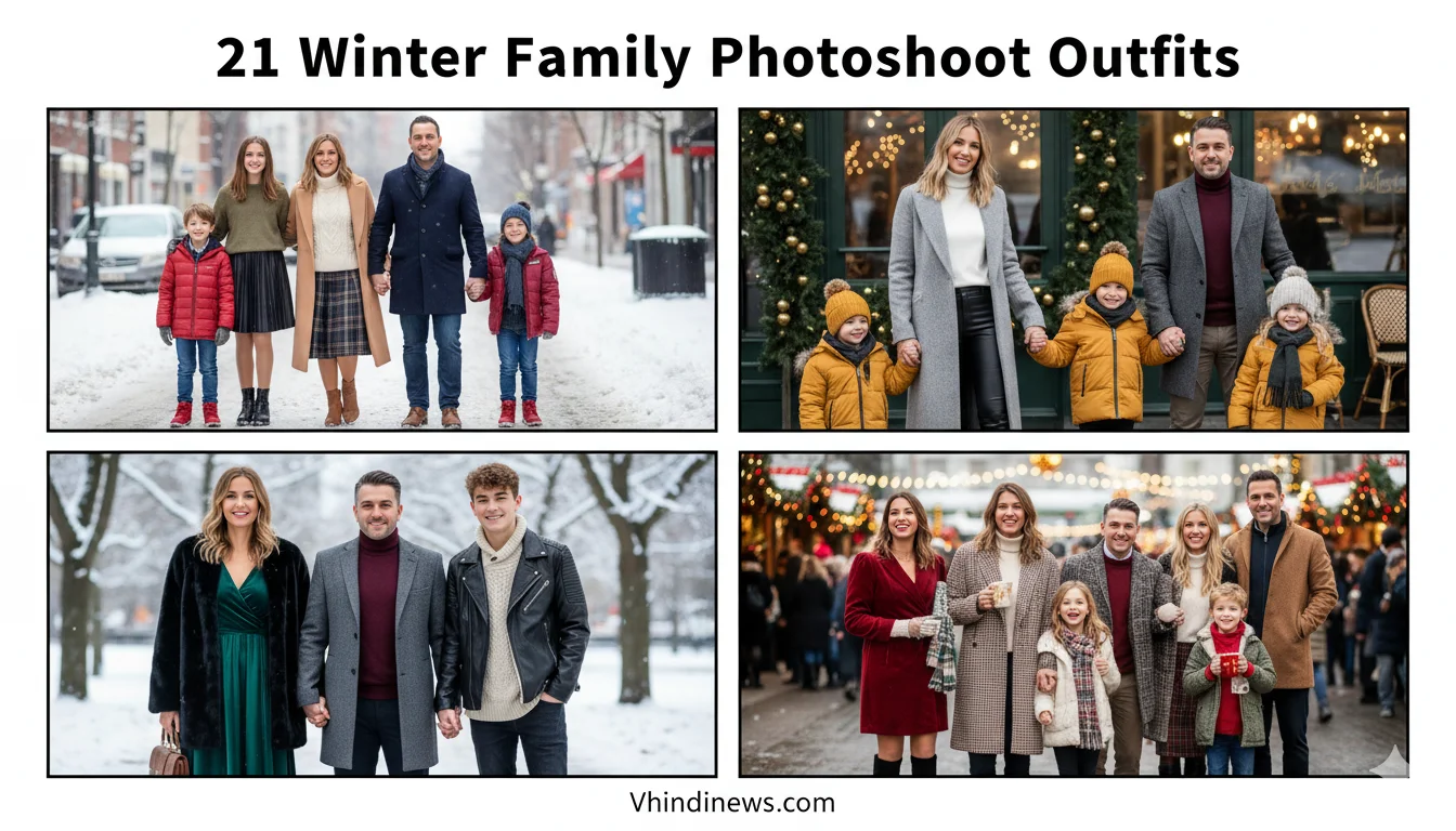 Winter Family Photoshoot Outfits: 21 Booyah! Cozy & Glam Looks That Stole My Heart