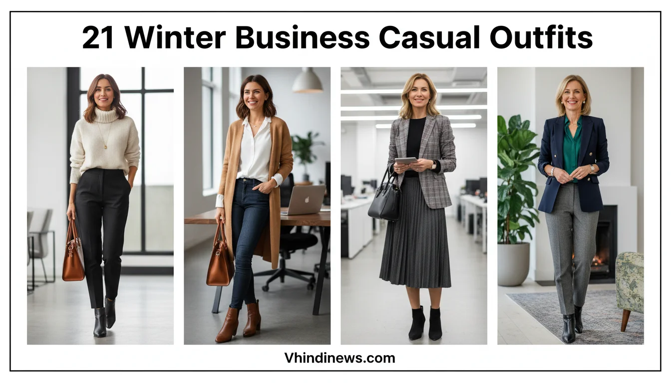 Winter Business Casual Outfits: 21 Booyah! Cozy & Chic Looks That Boosted My Confidence