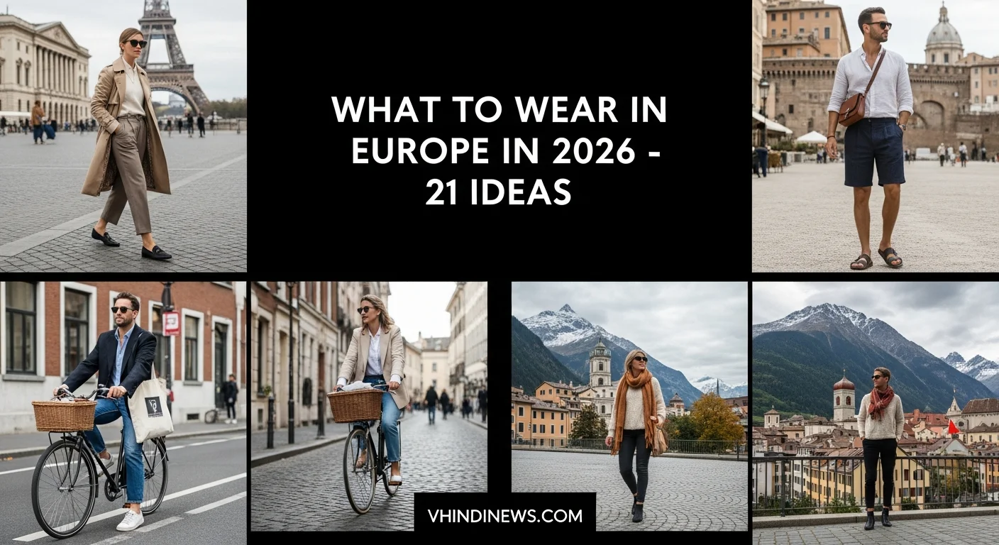 What to Wear in Europe in 2026: 21 Best Europe Outfit Ideas