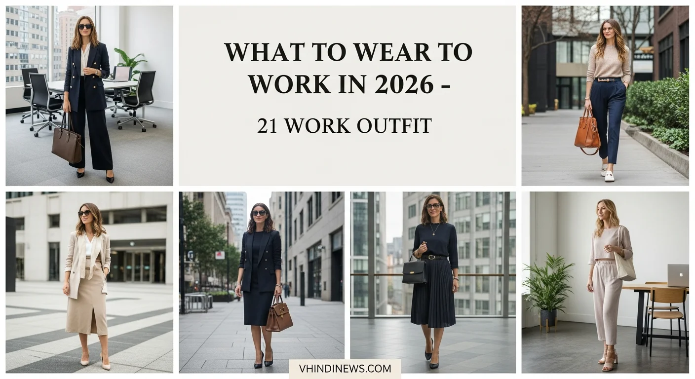 What to Wear to Work in 2026: 21 Professional Work Outfit
