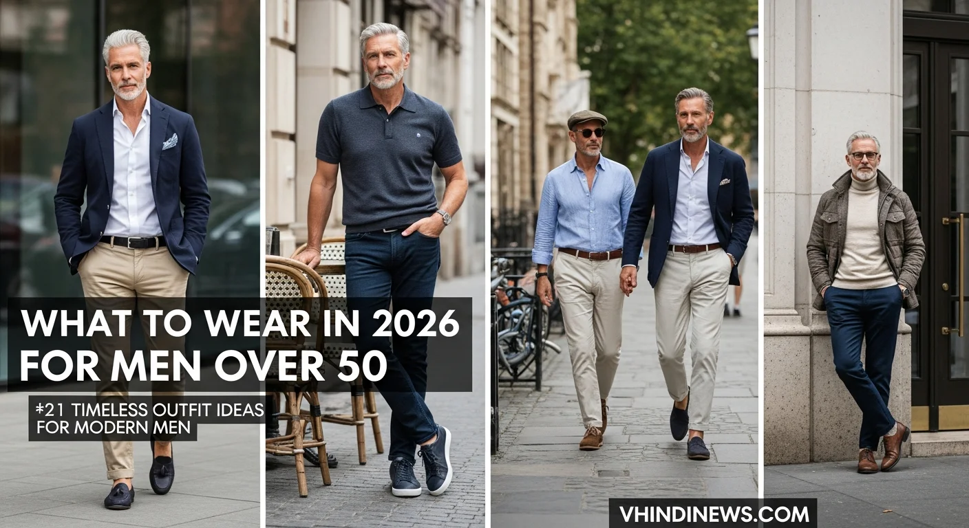 What to Wear in 2026 for Men Over 50: 21 Best Outfit Ideas