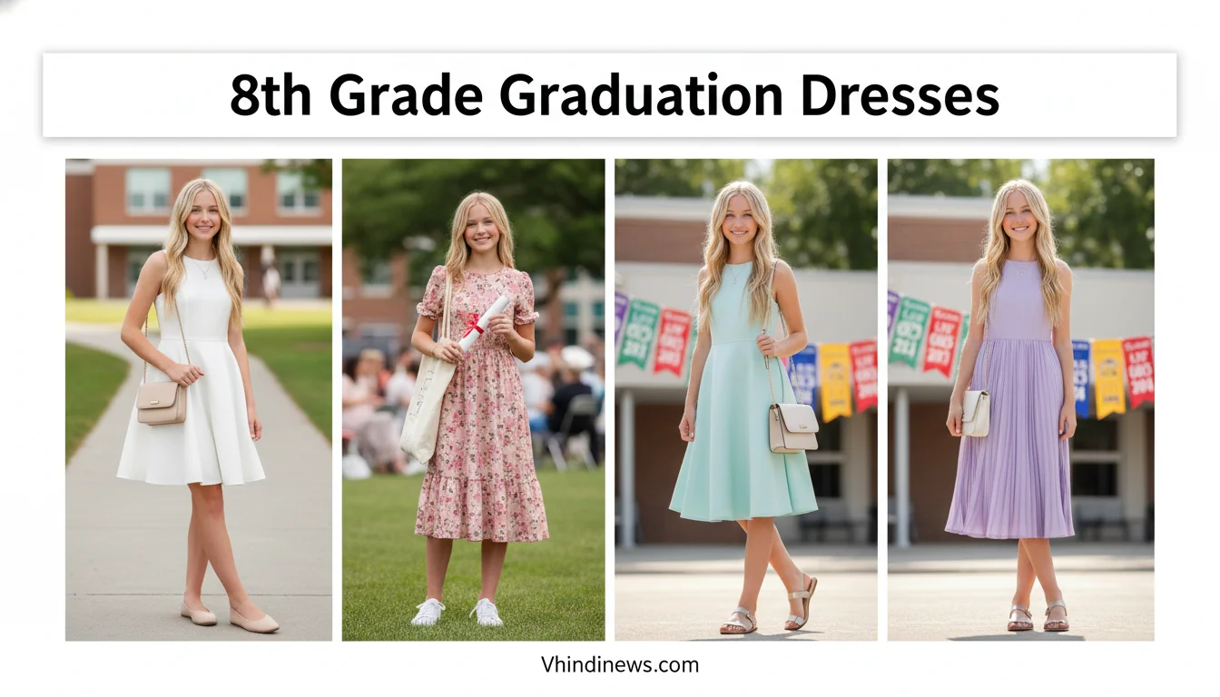 8th Grade Graduation Dresses: 21 Classy Picks That Look Amazing in Photos (Without Trying Too Hard)