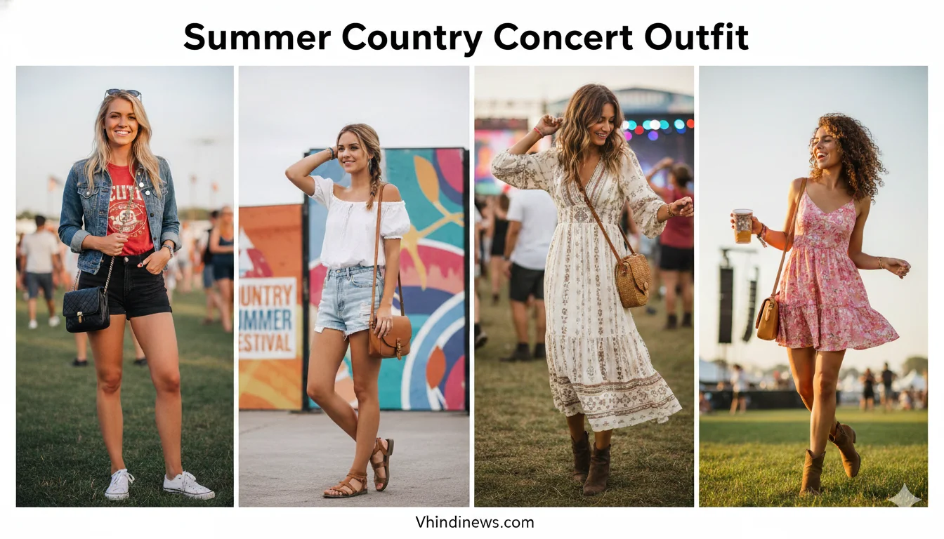 Summer Country Concert Outfit: 21 Killer And Iconic Looks That Beat the Heat in Style